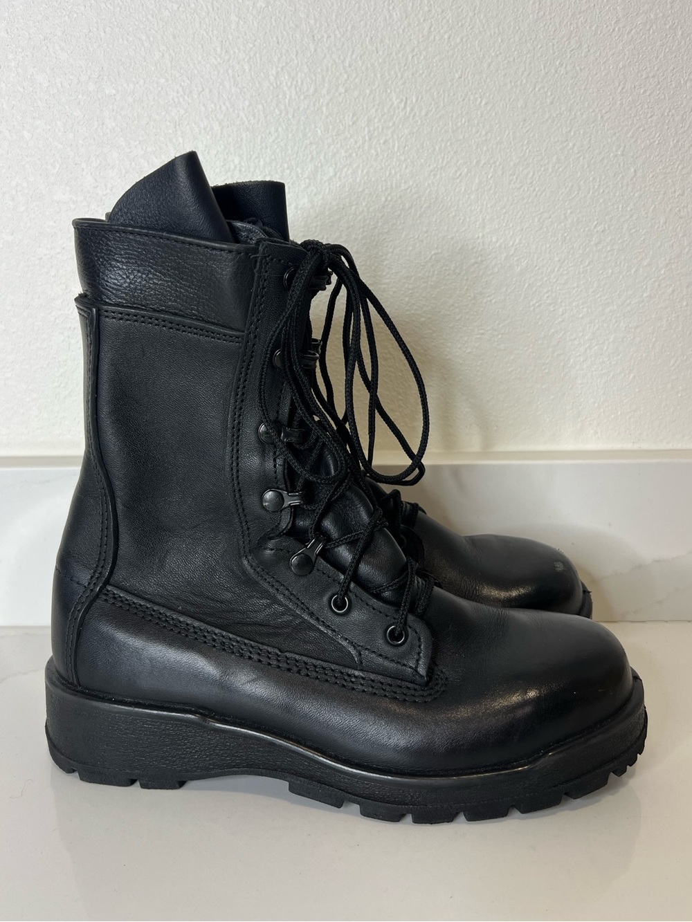 Belleville Black Leather Tactical Boot - Size 7.0M
